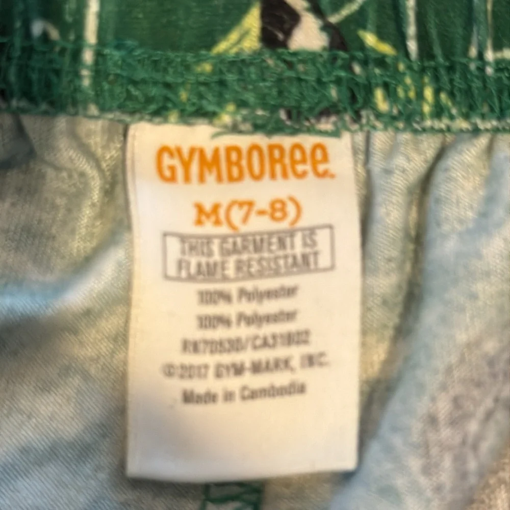 EUC Gymboree soccer PJ short set, sz 7/8 M